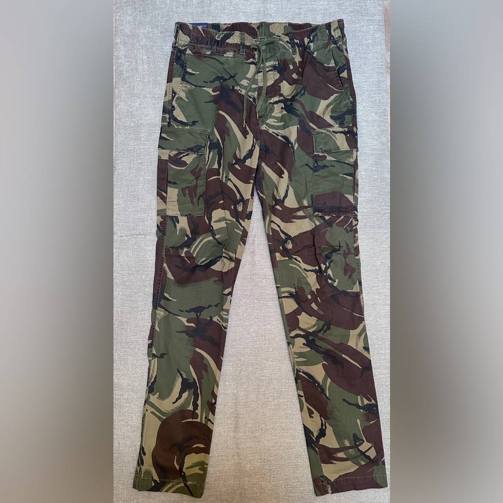 Polo by Ralph Lauren Green and Brown Cargo Pants